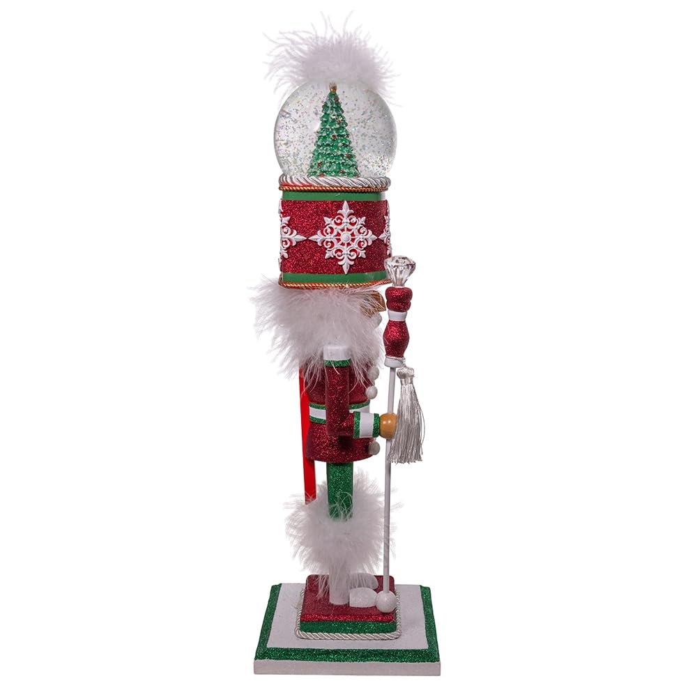 Kurt Adler 20" Hollywood Nutcrackers™ Animated Musical Water Globe Hat Nutcracker