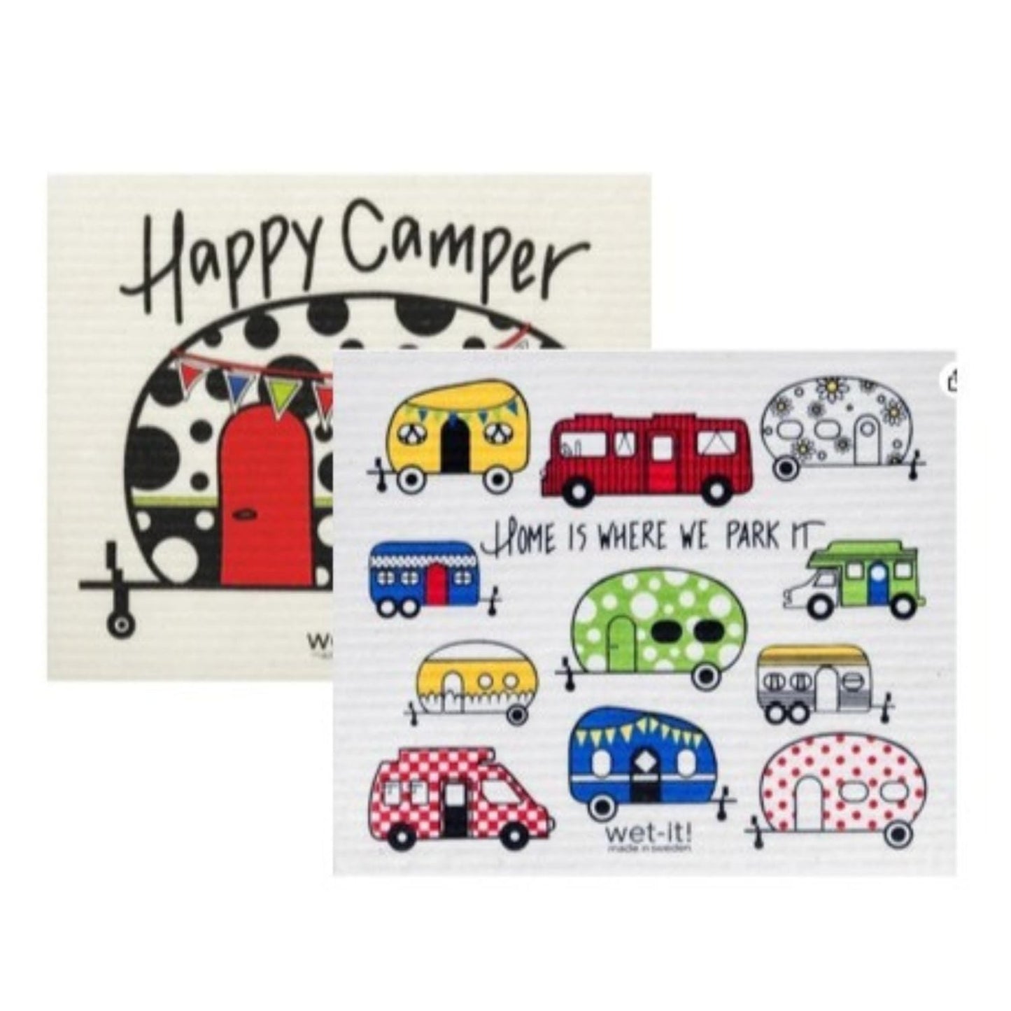 Wet-It! Swedish Dishcloth States – Reusable Paper Towels, Highly Absorbent & Biodegradable Dish Cloths, Non-Scratch, Durable, Machine Washable Cleaning Towels