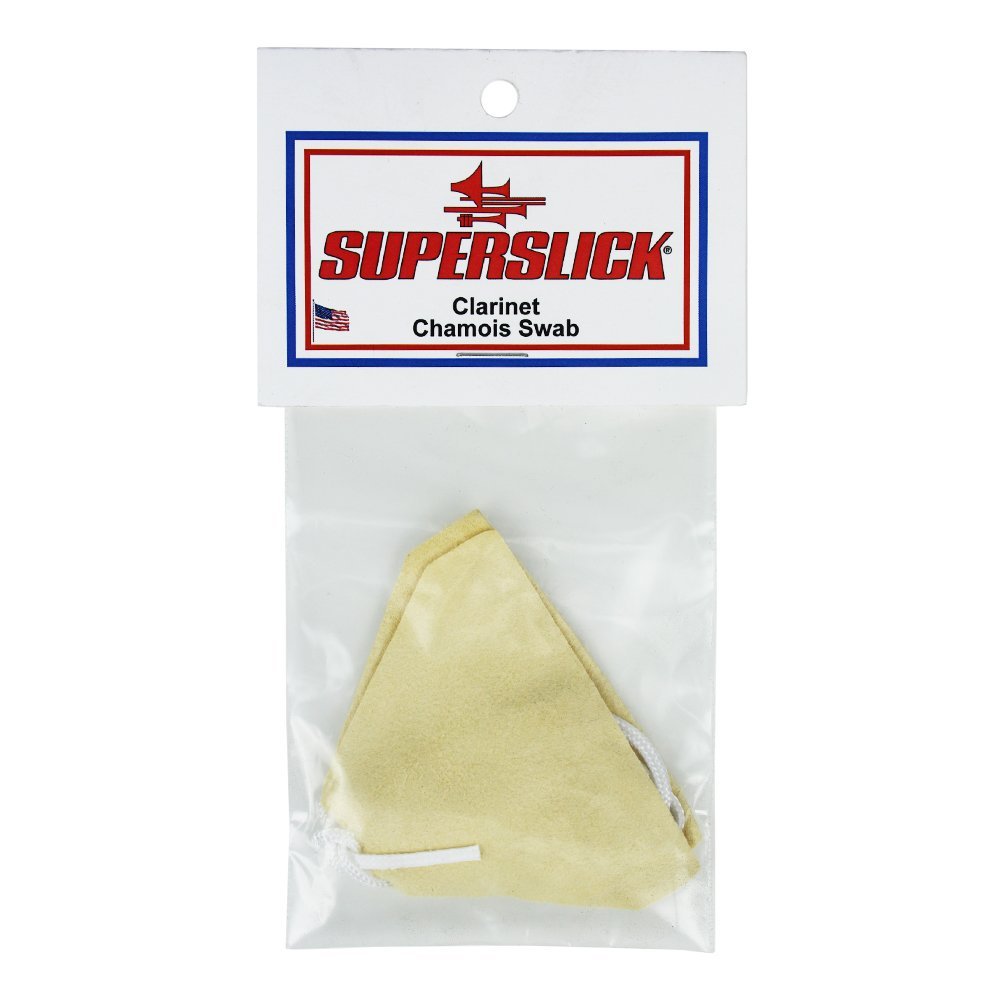 Superslick 076AWM Leather Chamois Clarinet Swab