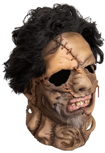 Trick Or Treat Studios Texas Chainsaw Massacre II Leatherface Mask Brown