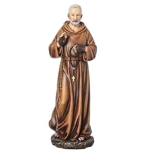 Joseph's Studio by Roman - Padre Pio Figure, for 10" Scale Renaissance Collection, 10.25" H, Resin and Stone, Religious Gift, Decoration, Collection, Durable, Long Lasting
