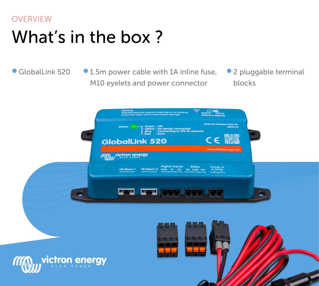Victron Energy GlobalLink 520 for System Monitoring and Control