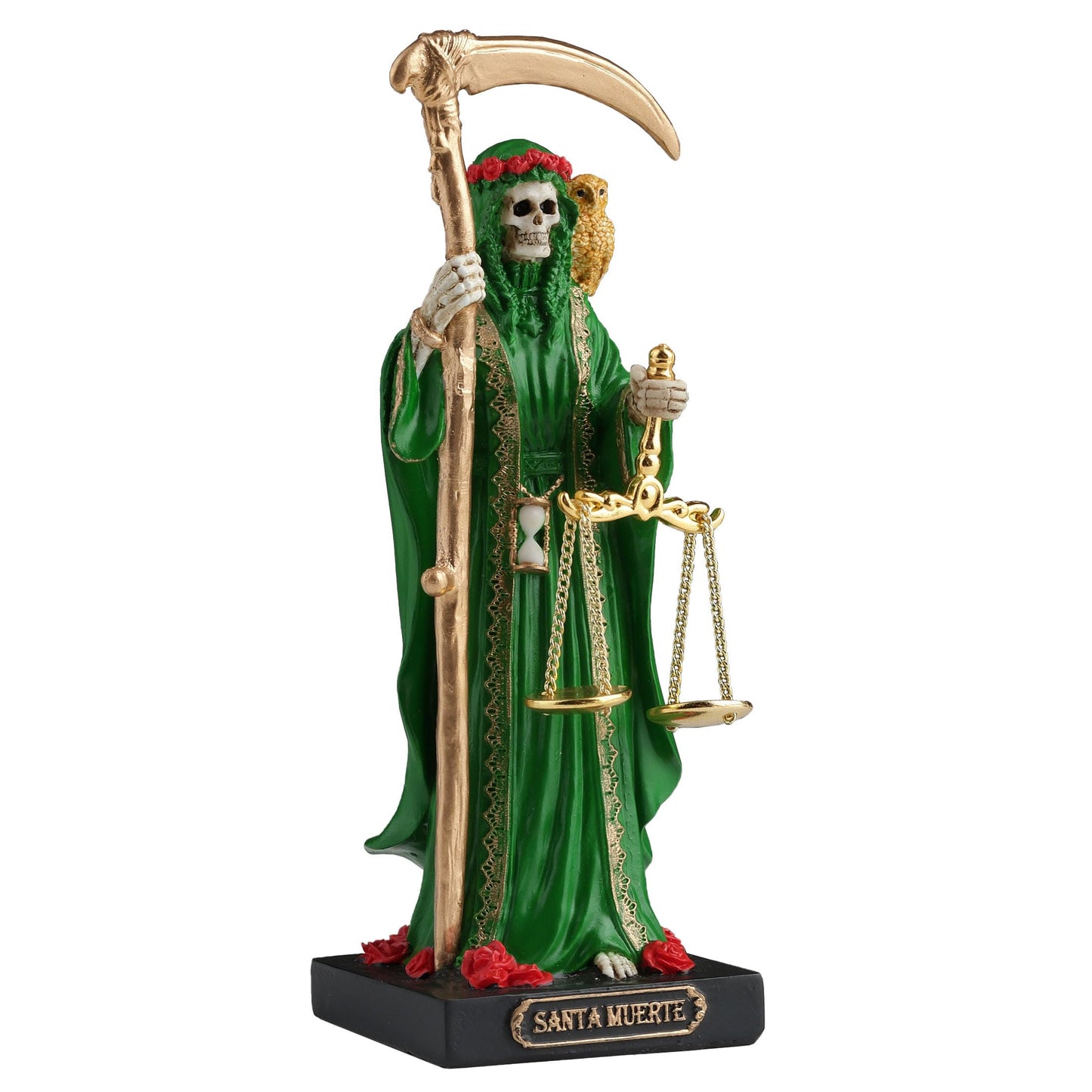 Veronese Design 4 1/4 Seven Color Santa Muerte Set of 7 Polystone Hand Painted Collectible Figurine Home Decor Miniature