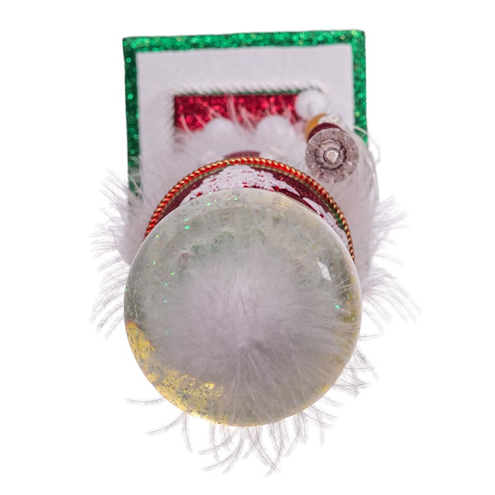 Kurt Adler 20" Hollywood Nutcrackers™ Animated Musical Water Globe Hat Nutcracker