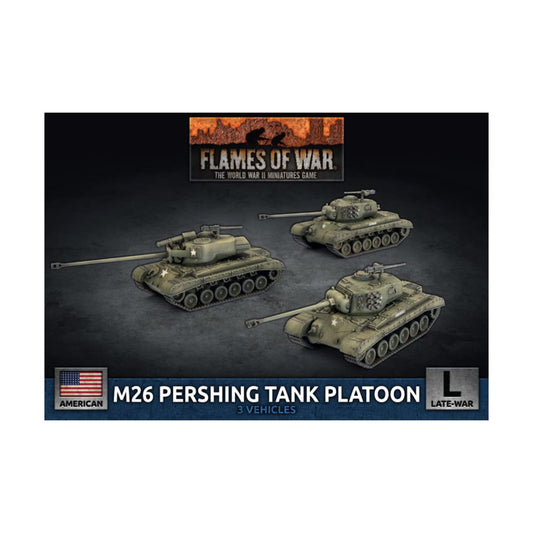 Flames of War WW2: M26 Pershing Tank Platoon