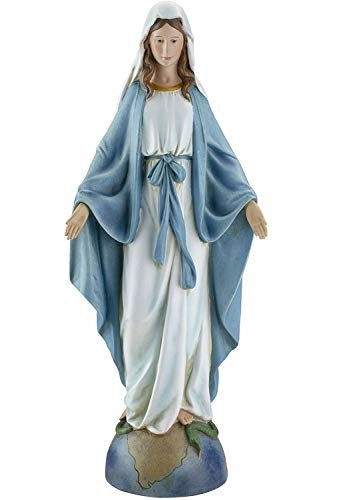 Roman Joseph's Studio, 14" H Our Lady of Grace Figure, Religious Gifts, Home Decor