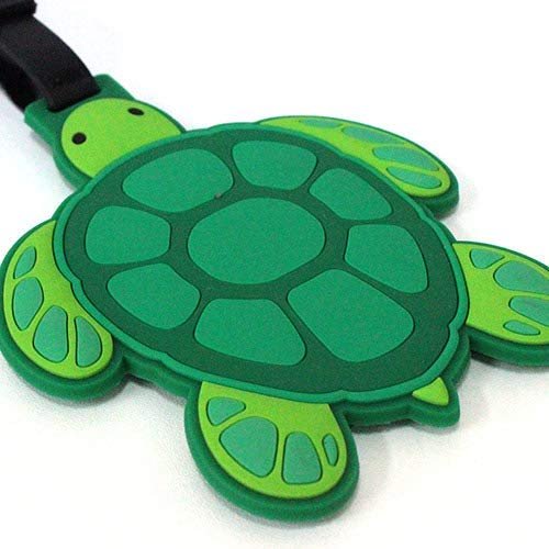 Island Heritage Island-Inspired Luggage Tag - Honu Turtle, 1 Count, Green, 4.25 x 3.5 inches