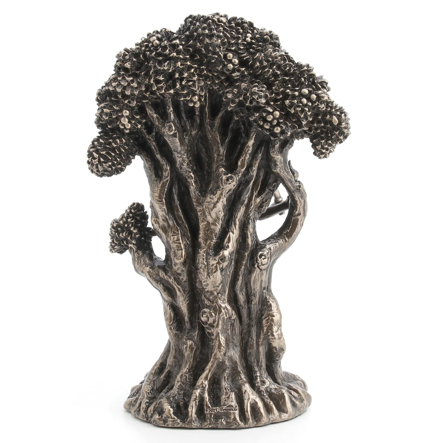 Veronese Design 7 1/4" Triple Moon Goddess Hecate Resin Statue Antique Bronze Finish