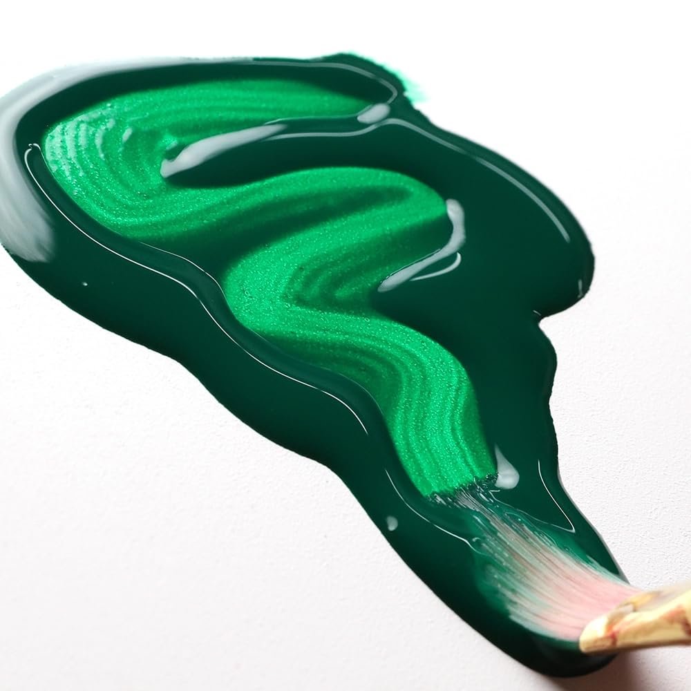 High Flow Acrylics by GOLDEN, Phthalo Green (Yellow Shade), 1 fl. oz. Bottle, Professional Acrylic Paint, Transparent