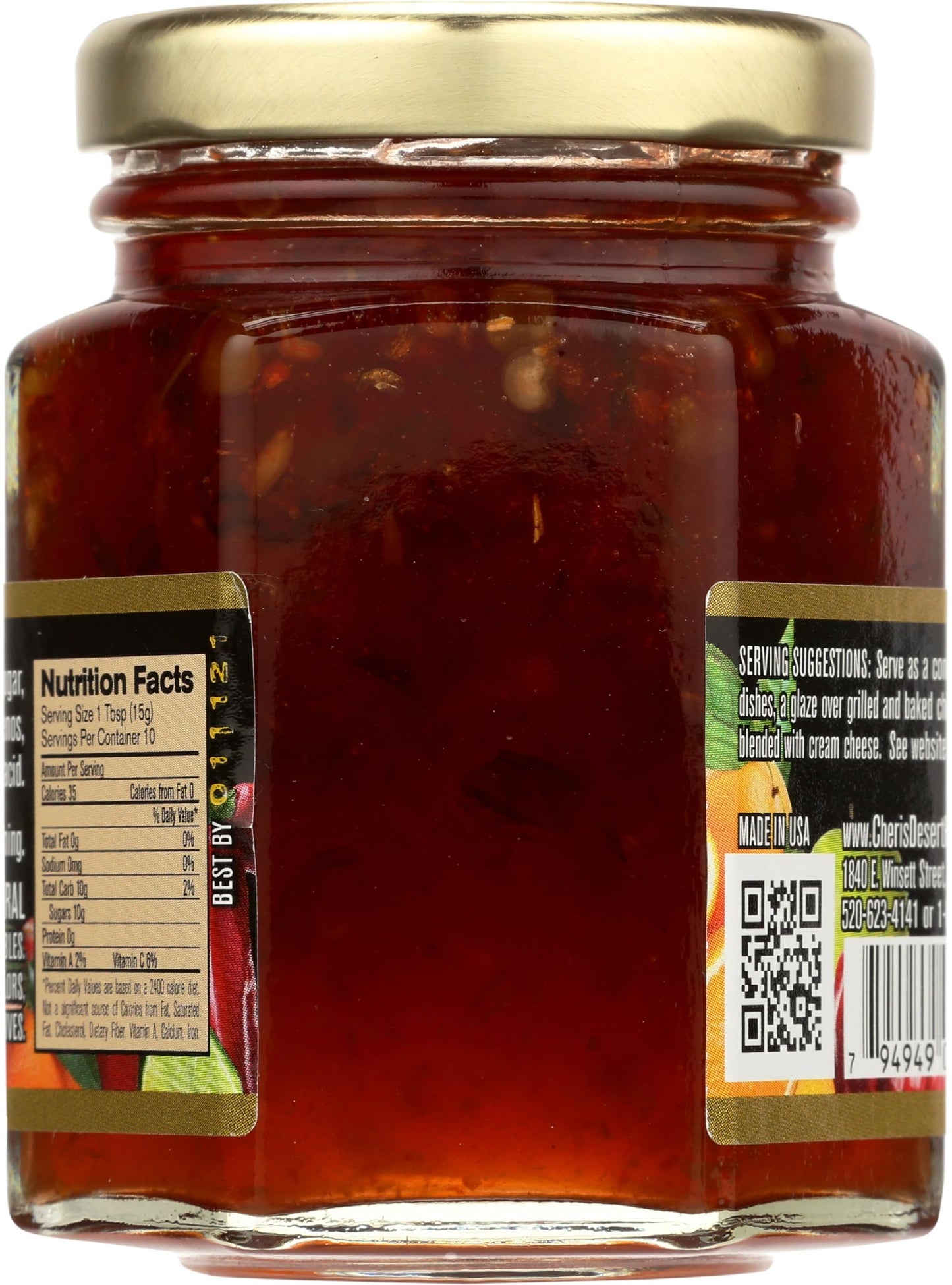 CHERIS DESERT HARVEST Jalapeno Jelly, 5 OZ