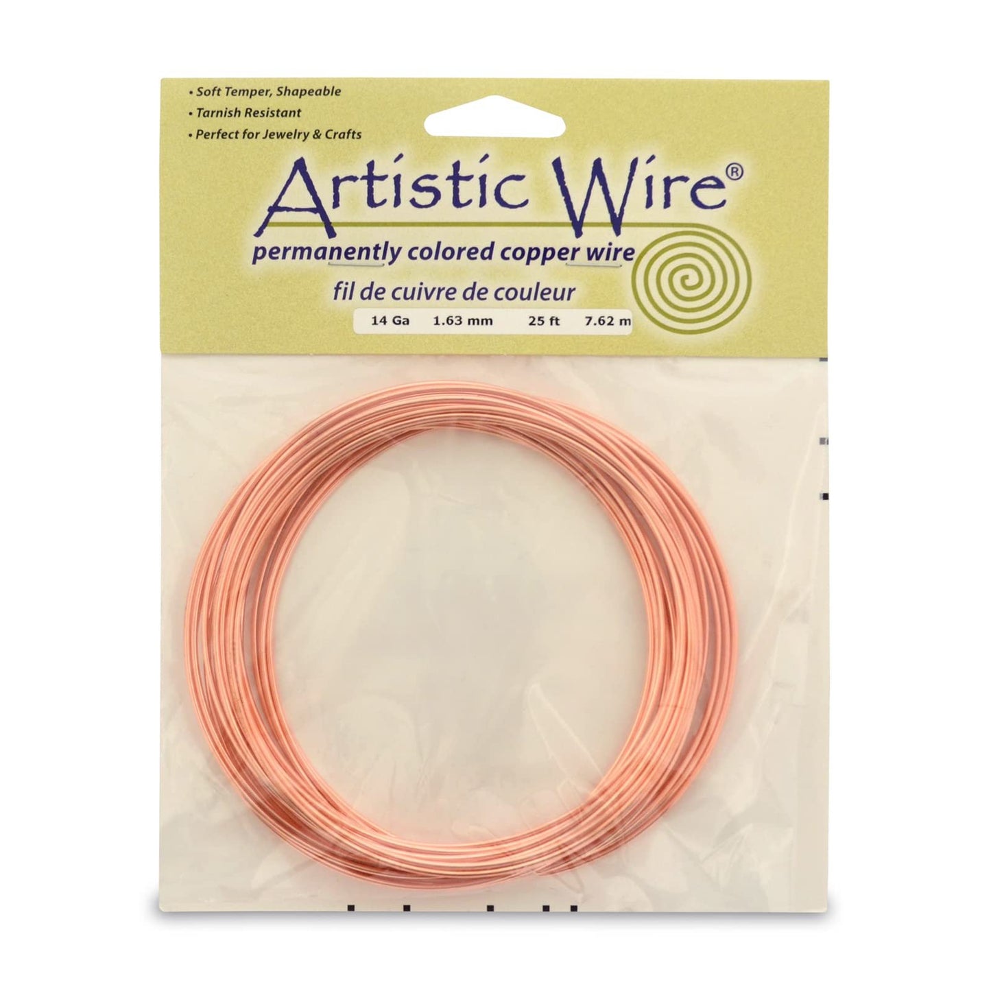 Artistic Wire, Bare Copper Craft Wire