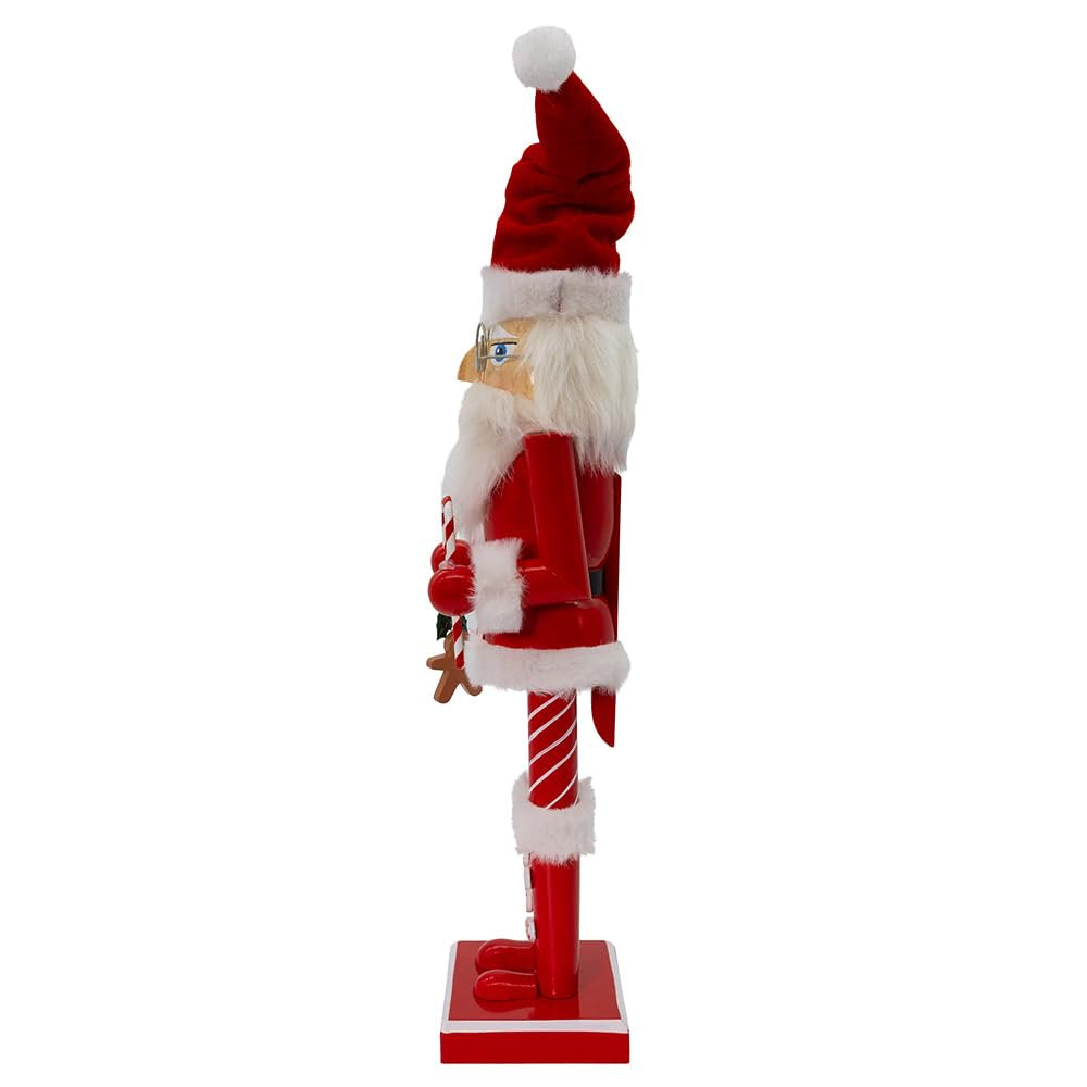 Kurt Adler 15-inch Wooden Santa Claus Nutcracker