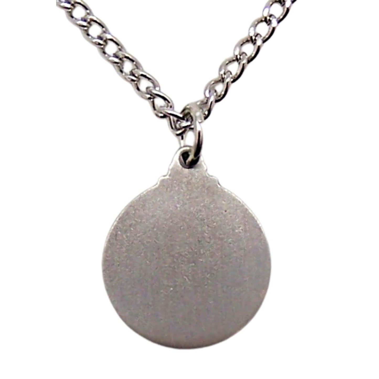 McVan St. Francis of Asssisi Pewter Medal Pendant with Prayer Card 3/4"