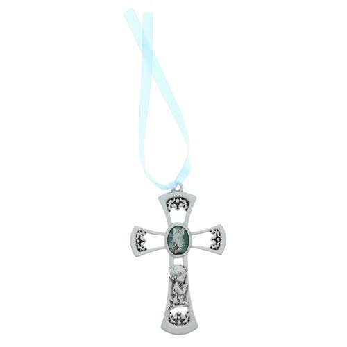 Guardian Angel Blue Wall Cross Baby Baptism Baby Shower Christening Gift
