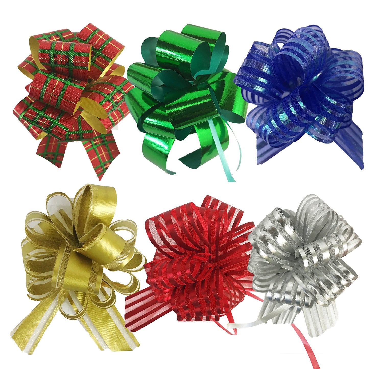 Allgala Long 2 Ich (5CM) Width Organza Ribbon Pull Flower Bow for Gift Wrapping Baskets Wedding Décor