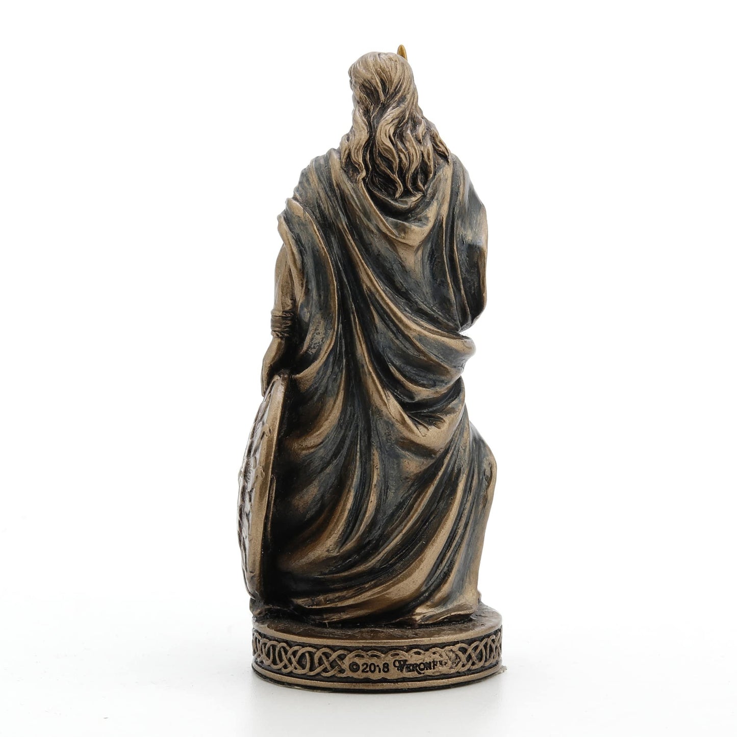 Veronese Design 3 3/8 Inch Baldur The Norse God of Sun Hand Painted Bronze Finish Polyresin Miniature Figurine