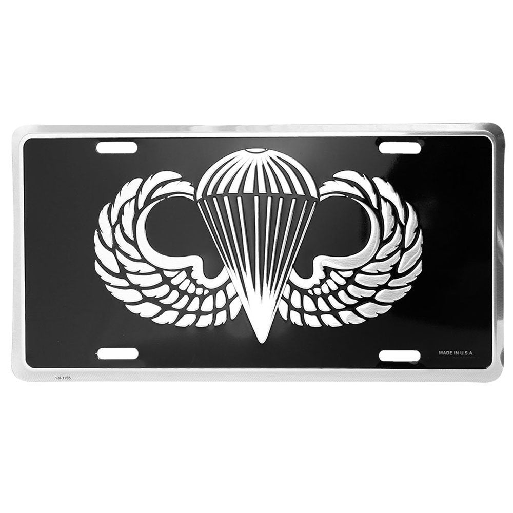 Honor Country Army Paratrooper License Plate