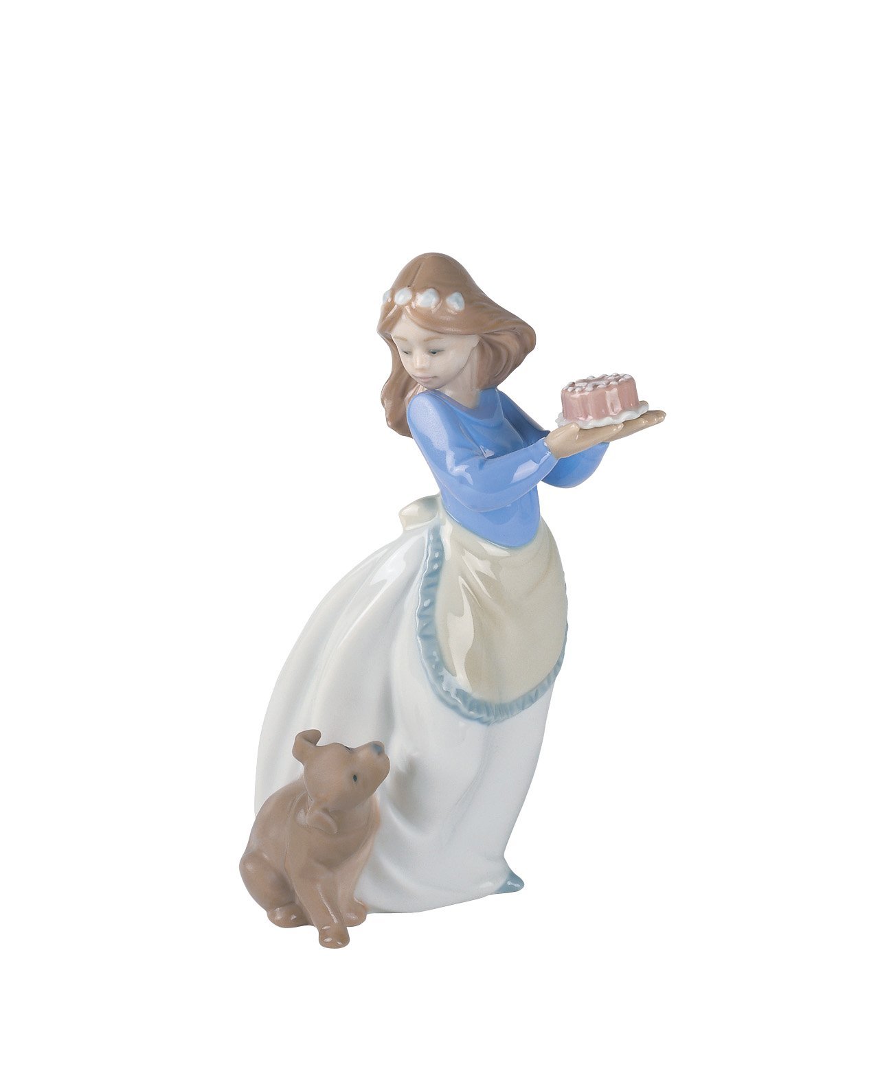 NAO Puppy's Birthday Porcelain Figurine