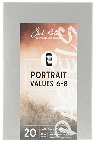 Jack Richeson 422940 Hand Rolled Soft Pastel Set (20 Piece)