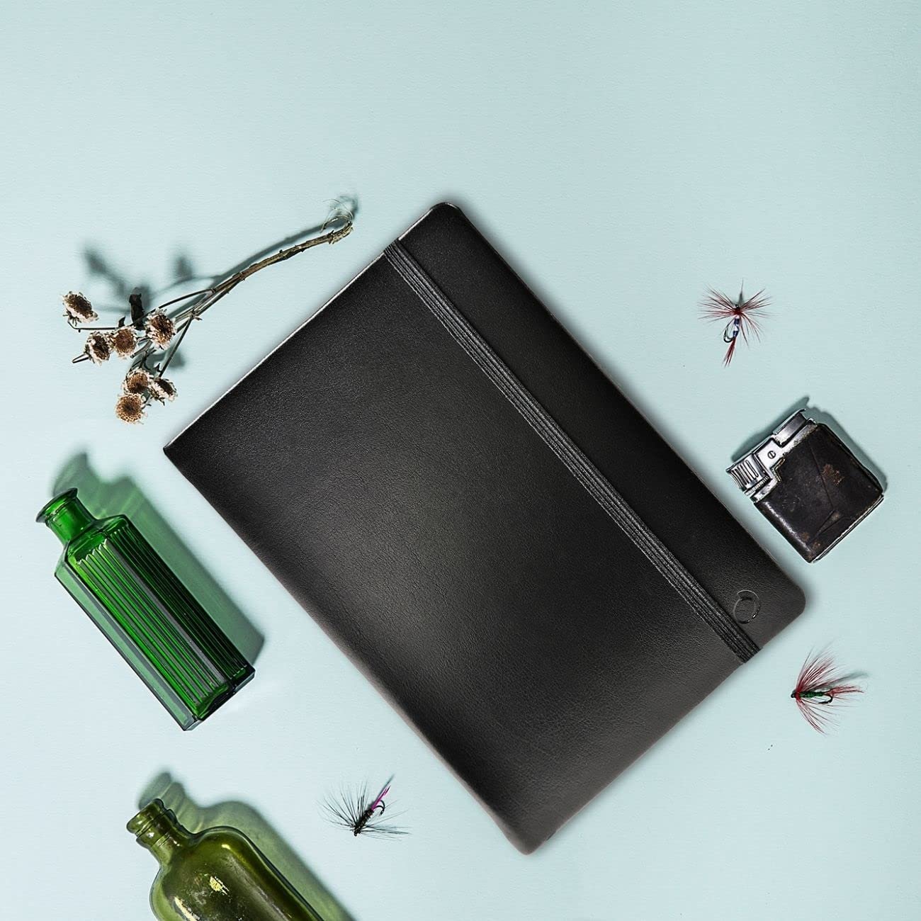 Quo Vadis Habana Bound Journal - 80 Blank Sheets - Ivory Paper - 4 x 6 - Red