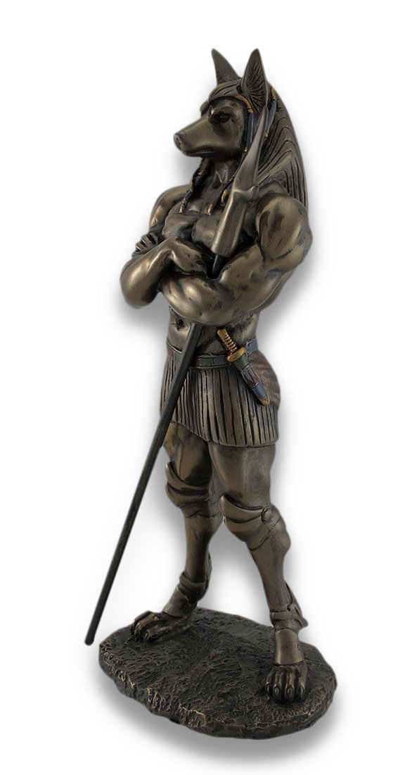 Egyptian God Anubis Statue Deity Jackal Figurine