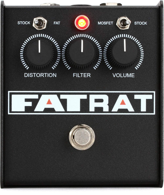Pro Co Sound FATRAT Distortion Pedal with Selectable MOSFET Clipping and Thick Boost Distortion