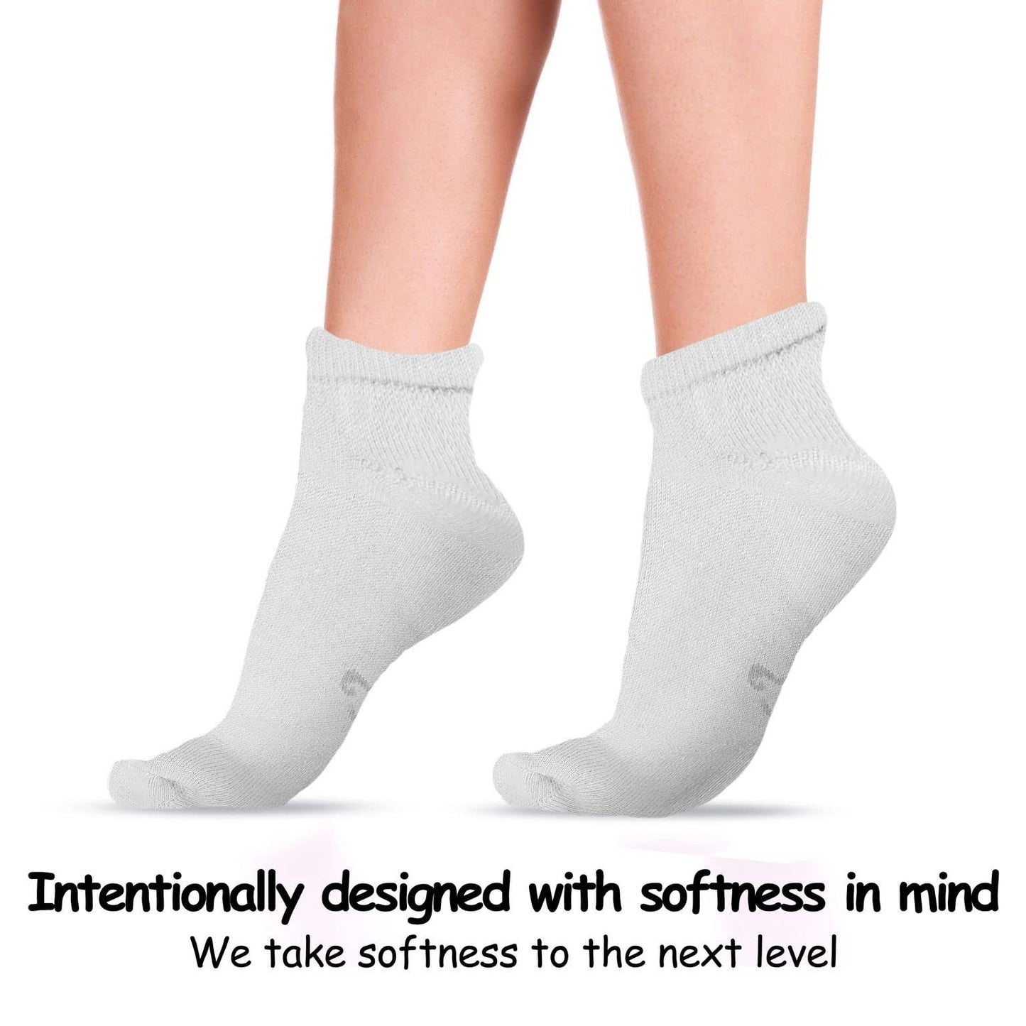 World's Softest Men's Classic Quarter Crew Socks