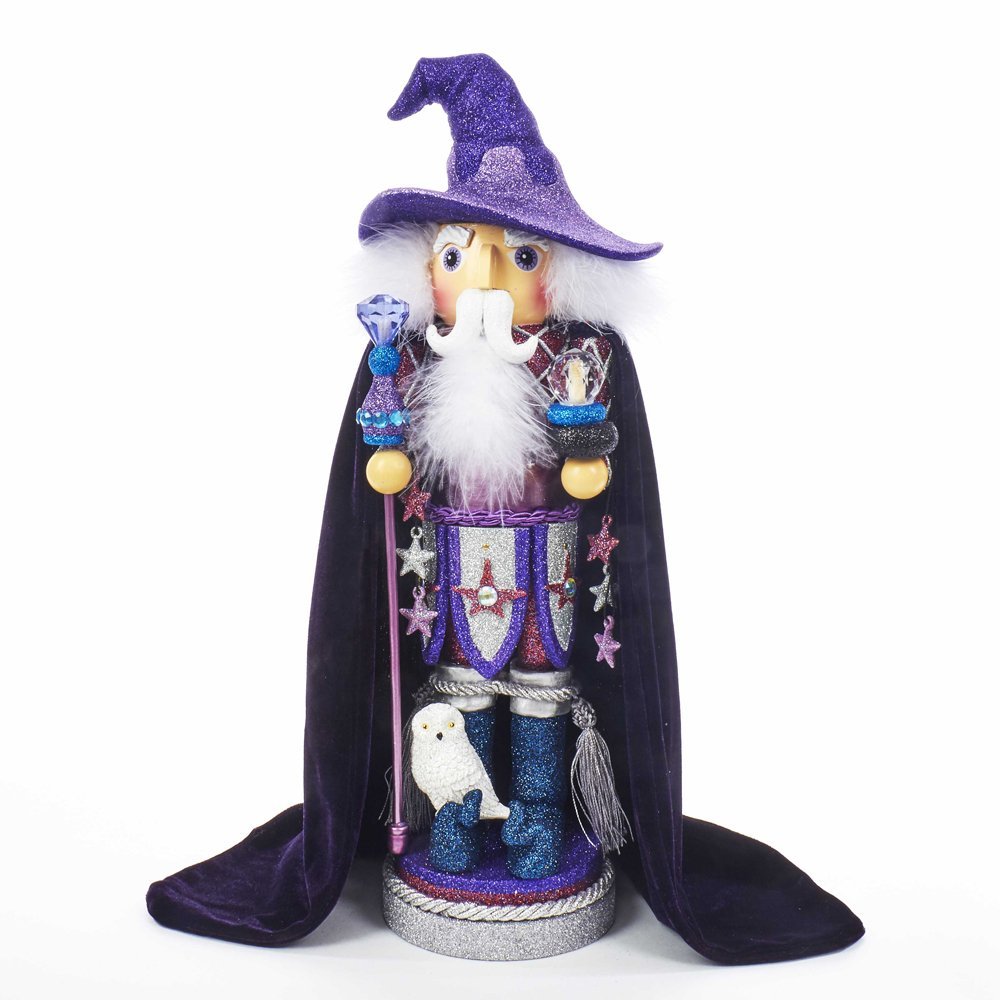Kurt S. Adler, Inc. HA0394 Kurt Adler 18" Hollywood Purple Wizard Nutcracker
