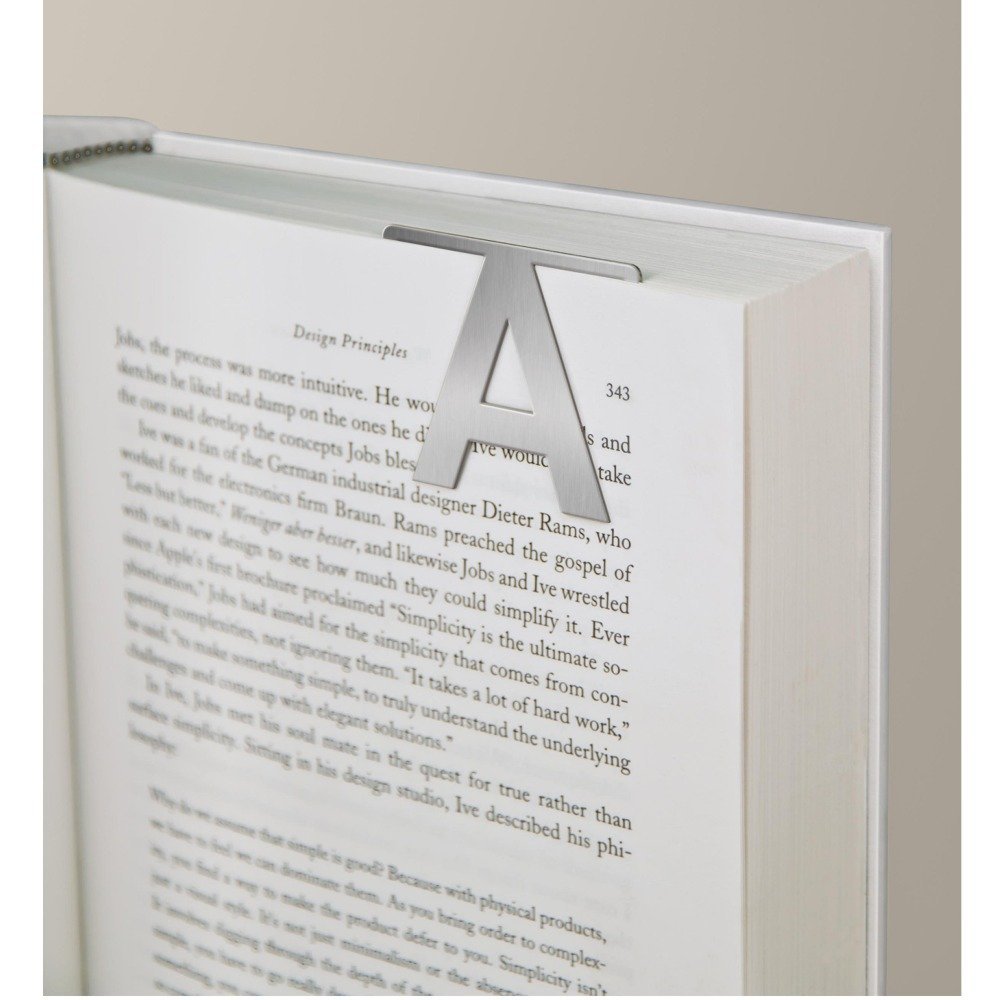 IF Helvetica Clip-On Letter Bookmark - Z