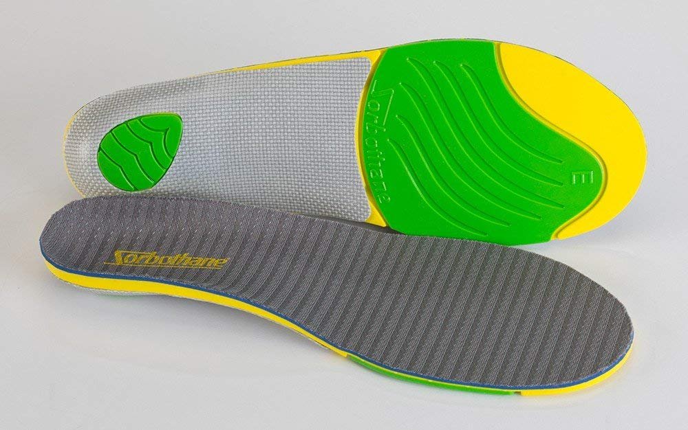 Sorbothane Ultra Plus Arch Insole (E: Women's 12, Men's 9.5-10.5 (Metric 42-44))