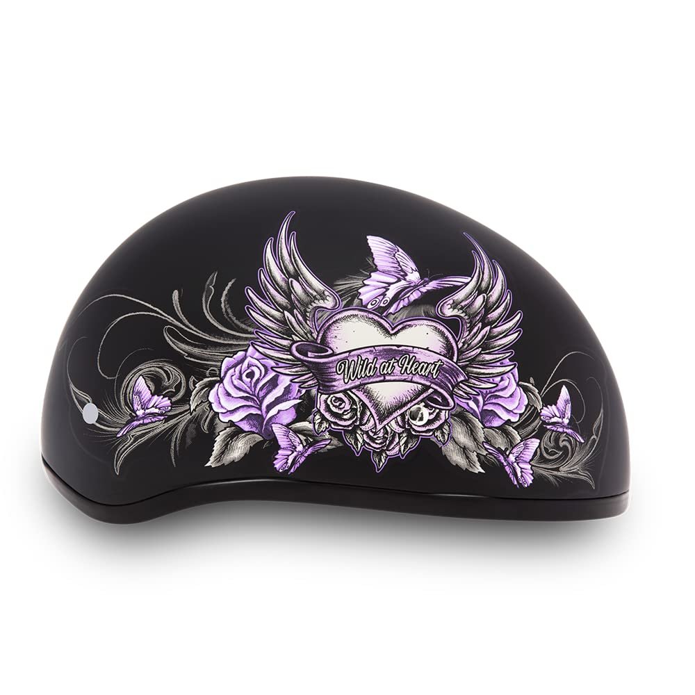 Daytona Helmets Half Skull Cap Motorcycle Helmet – DOT Approved [Graphics]…