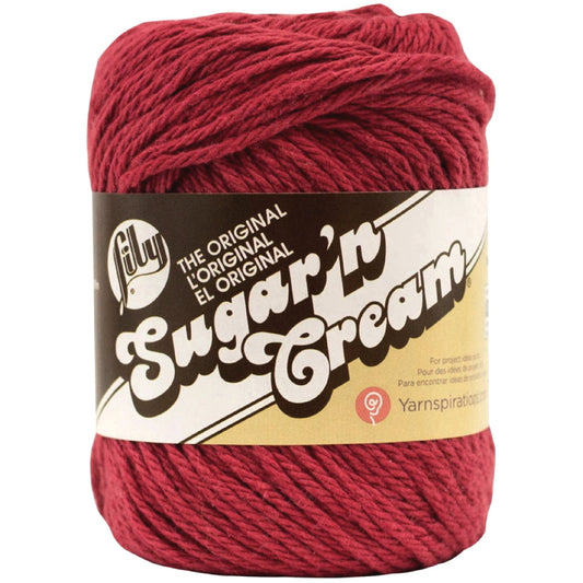 Sugar & Cream Yarn by Bernat, Country Red by Lily Sugar'n Cream