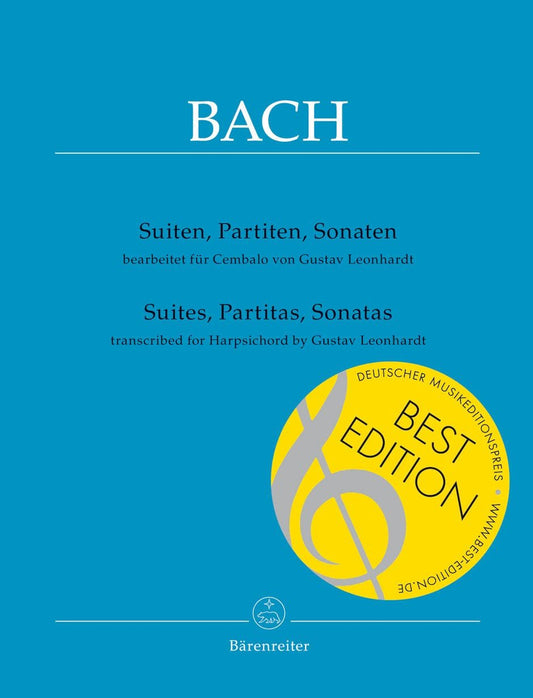 Bach: Suites, Partitas, Sonatas (transc. for harpsichord)