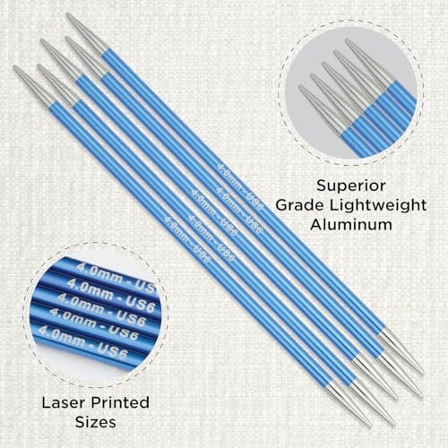 KnitPro Zing Double Pointed Needles 8" (20cm)