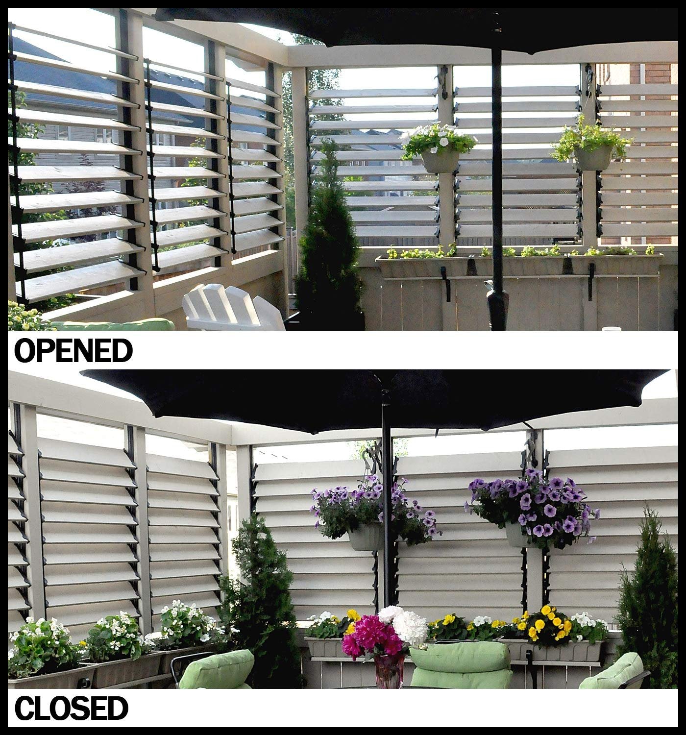 Flex-Fence - Decorative Versa Fence Louver System