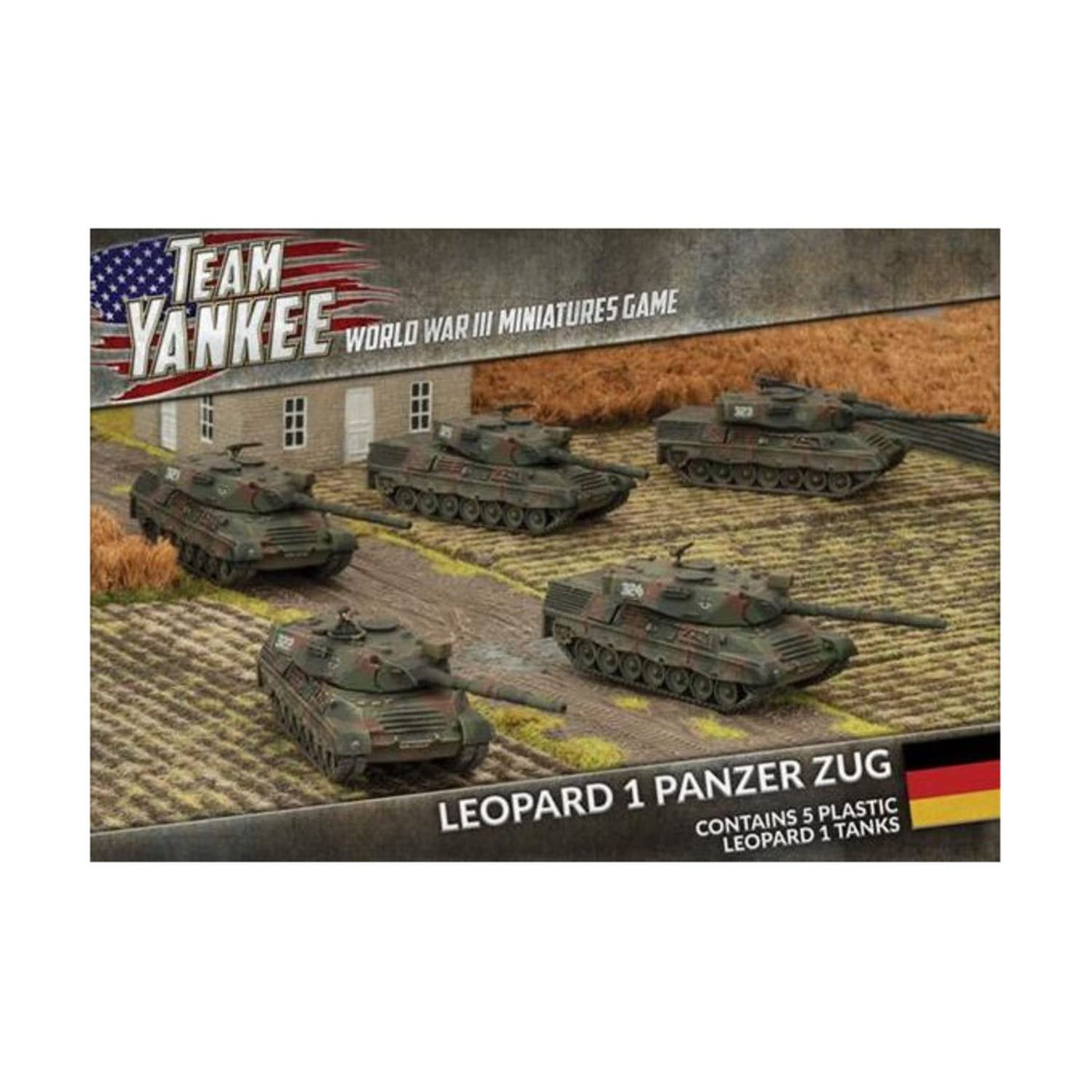 Team Yankee: West German: Plastic Leopard I Panzer Zug (TGBX14)