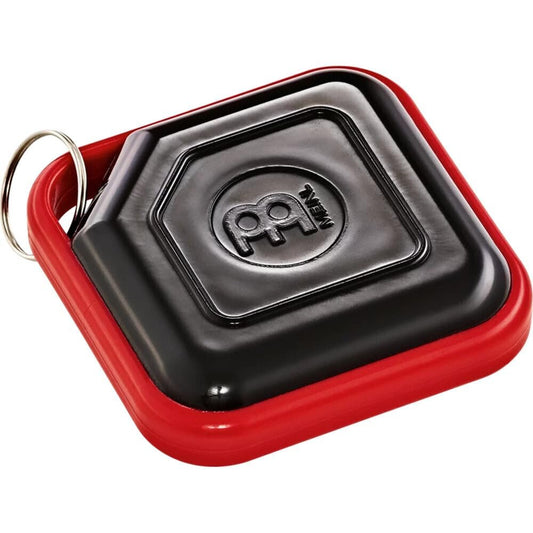 Meinl Percussion Key Ring Shaker with Strudy ABS Plastic, Black/Red-NOT Made in China-Perfect for Jam Sessions and Acoustic Shows, (KRS-BK)