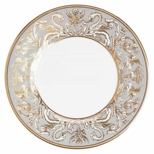 Wedgwood Renaissance Grey Scroll Accent Salad Plate
