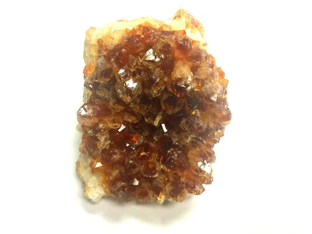 Zentron Crystal Collection: Raw Geode Druze Piece (4", Amethyst/Citrine/Quartz)