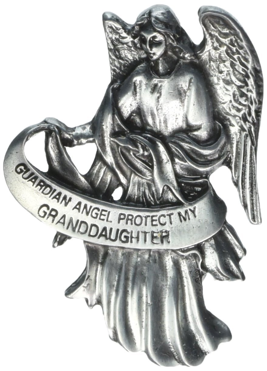 Visor Clip of Guardian Angel-Protect My Granddaughte