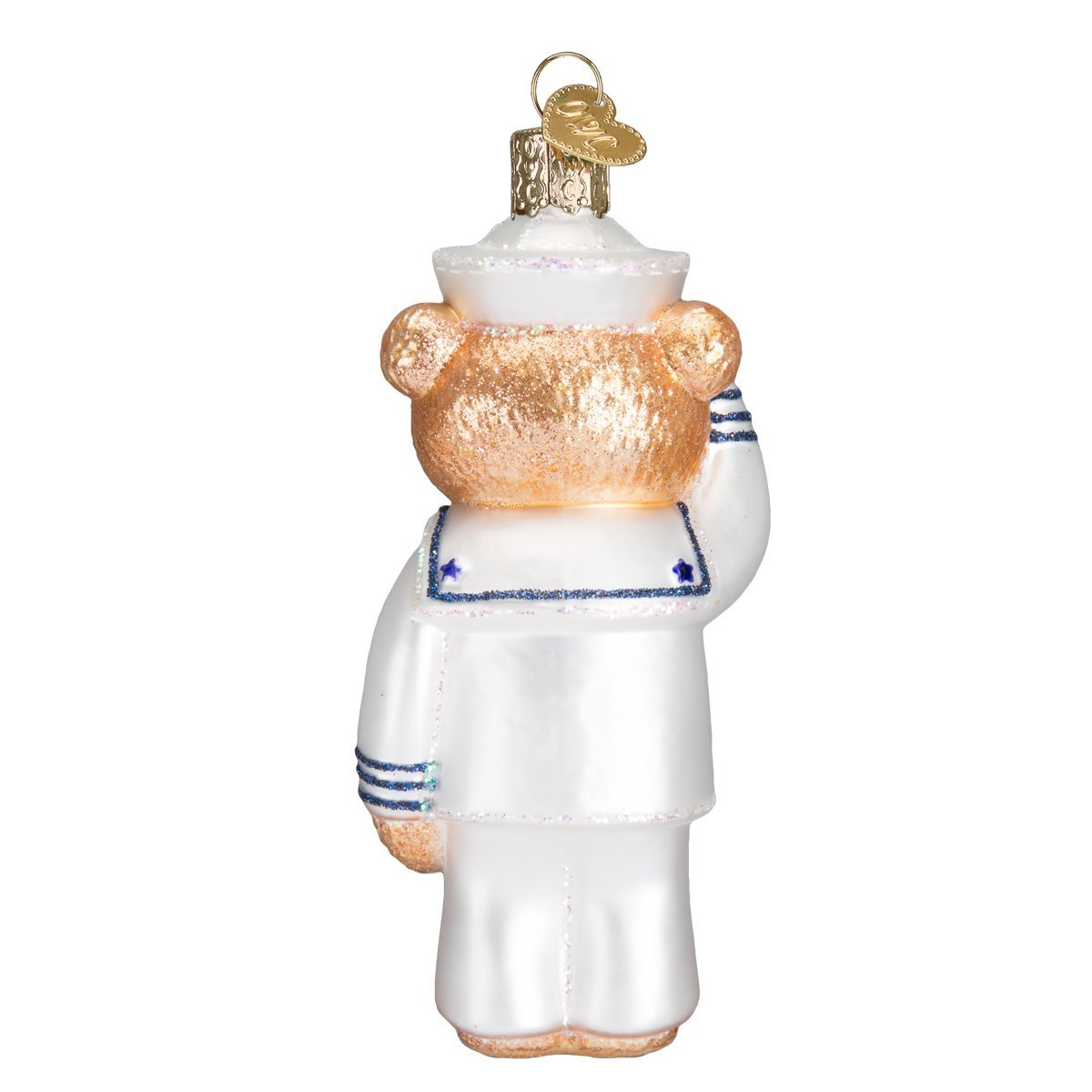 Old World Christmas Ornaments: Navy Glass Blown Ornaments for Christmas Tree