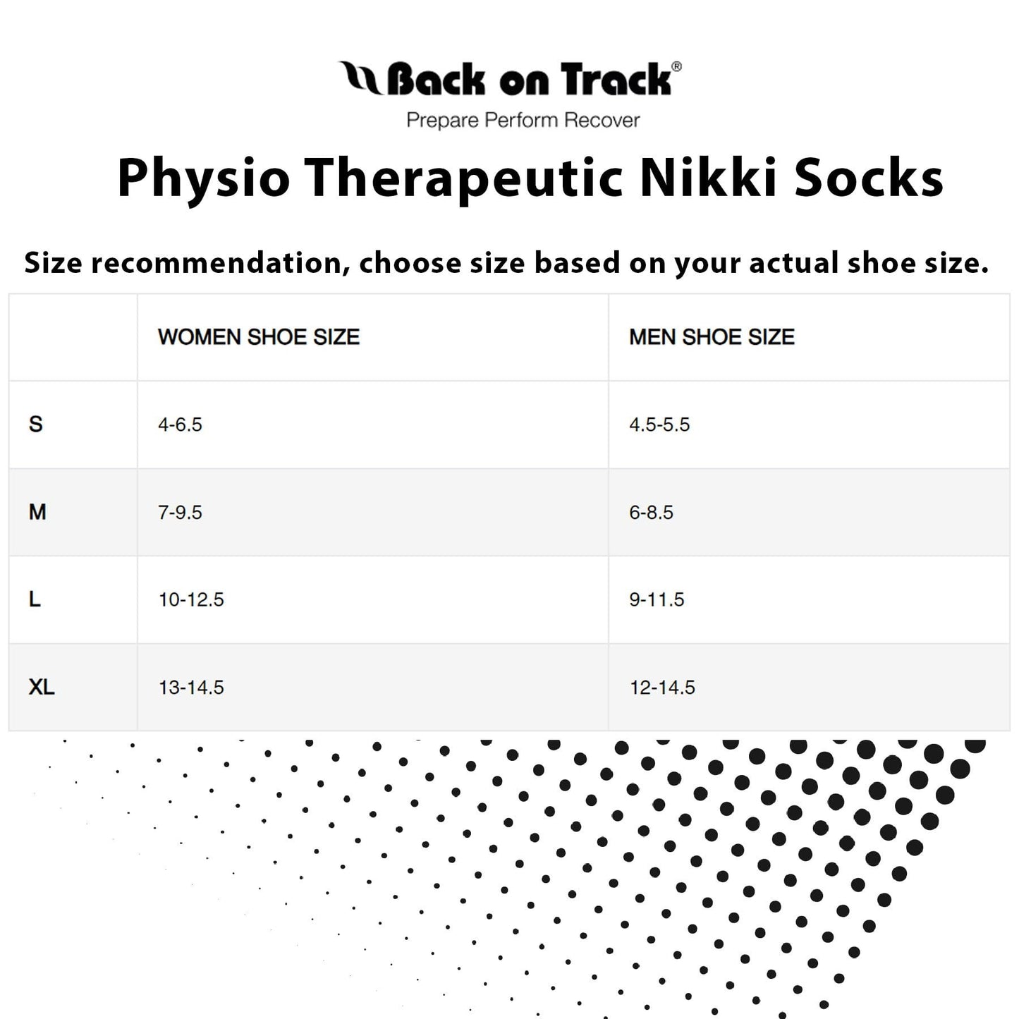 Back on Track Physio Nikki Socks - Unisex Adult 4-Way Stretch Knee High Support Compression Socks, Regular/Wide Calf