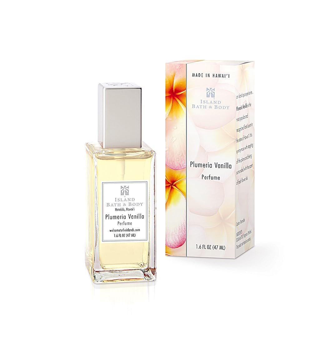 The Island Bath & Body Perfume Plumeria Vanilla 1.6 Ounce