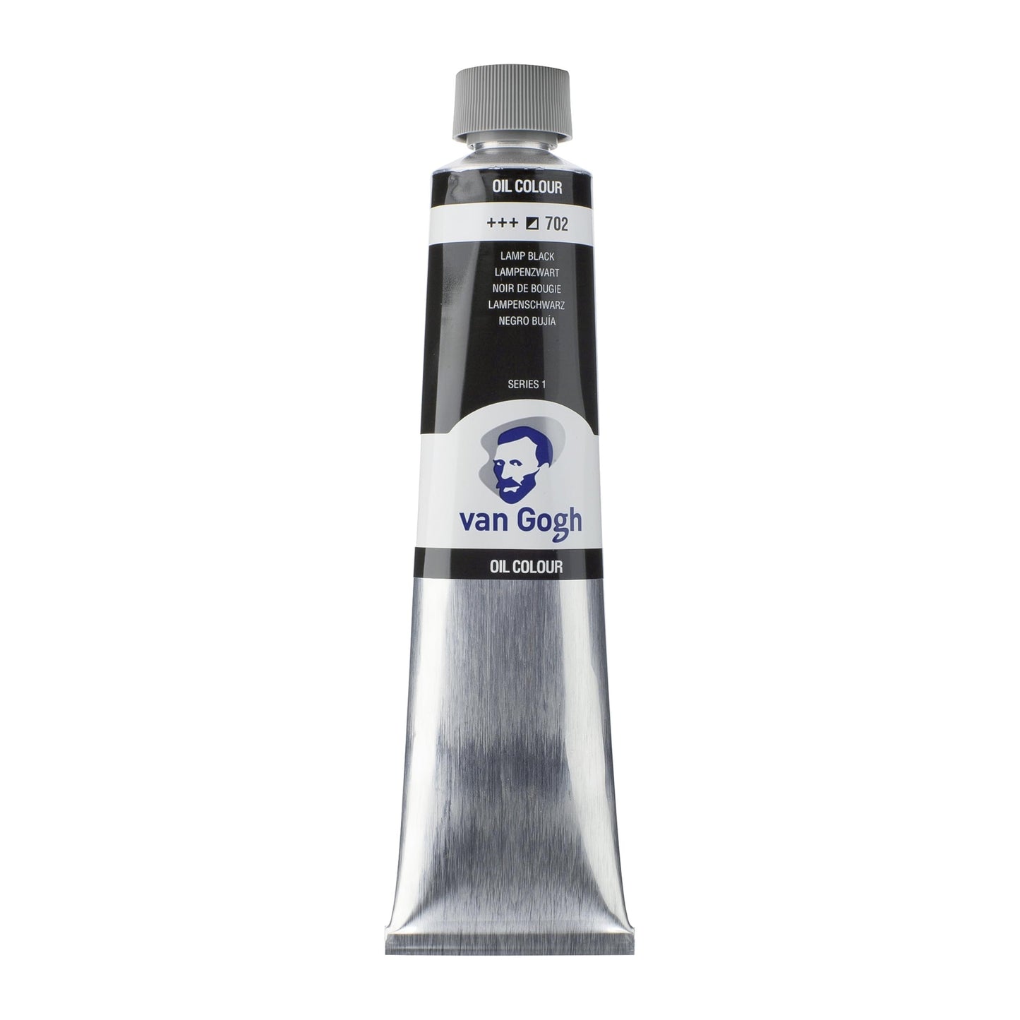 Van Gogh Oil Color Paint, 200ml Tube, Lamp Black 702
