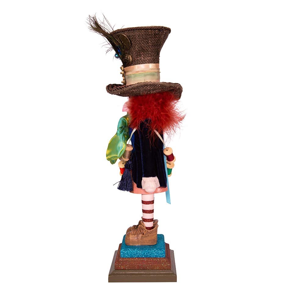 Kurt S. Adler, Inc. HA0381 Kurt Adler 18" Hollywood Mad Hatter Nutcracker, Multicolor, Standard