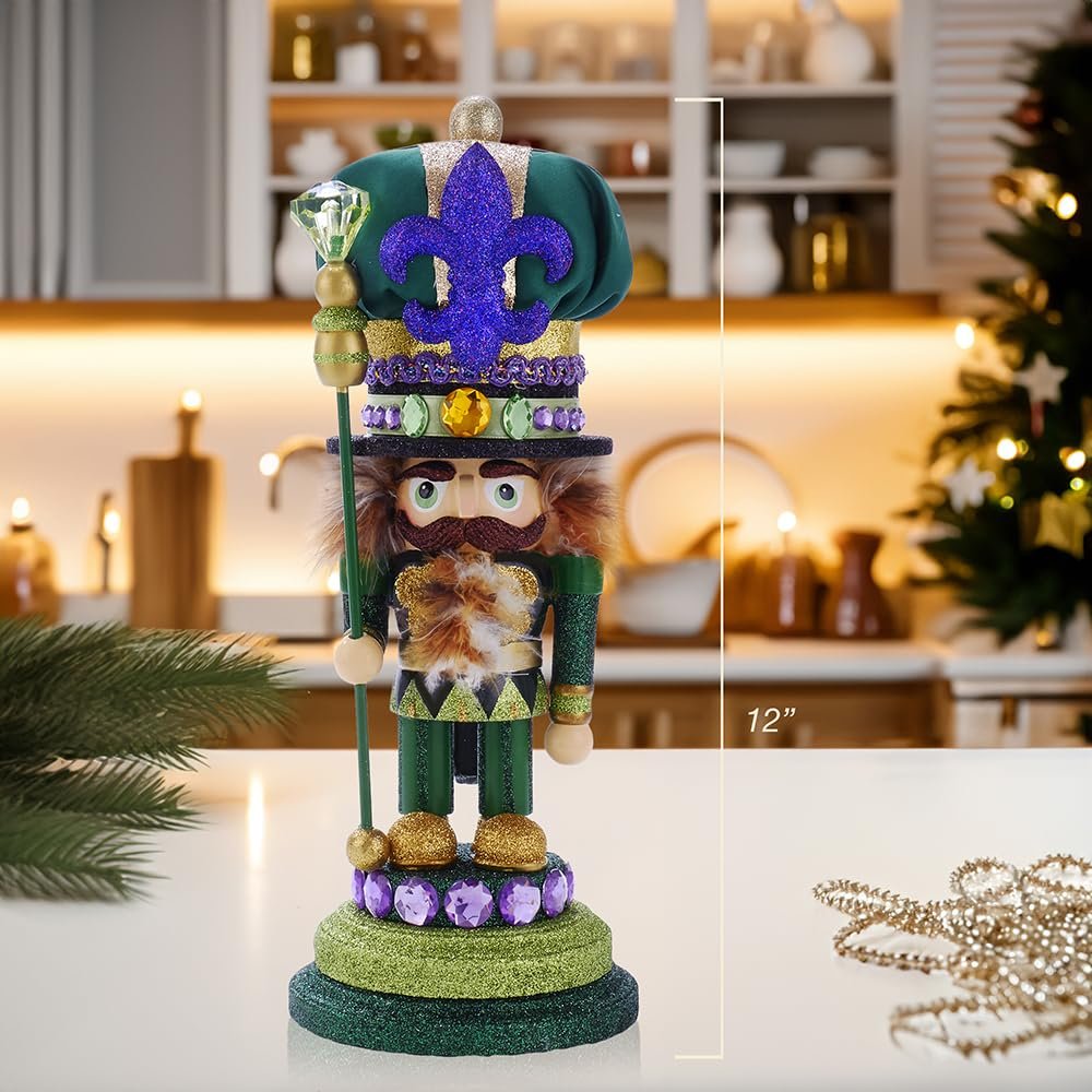 Kurt S. Adler Kurt Adler 12-Inch Hollywood Mardi Gras Nutcracker, Multi