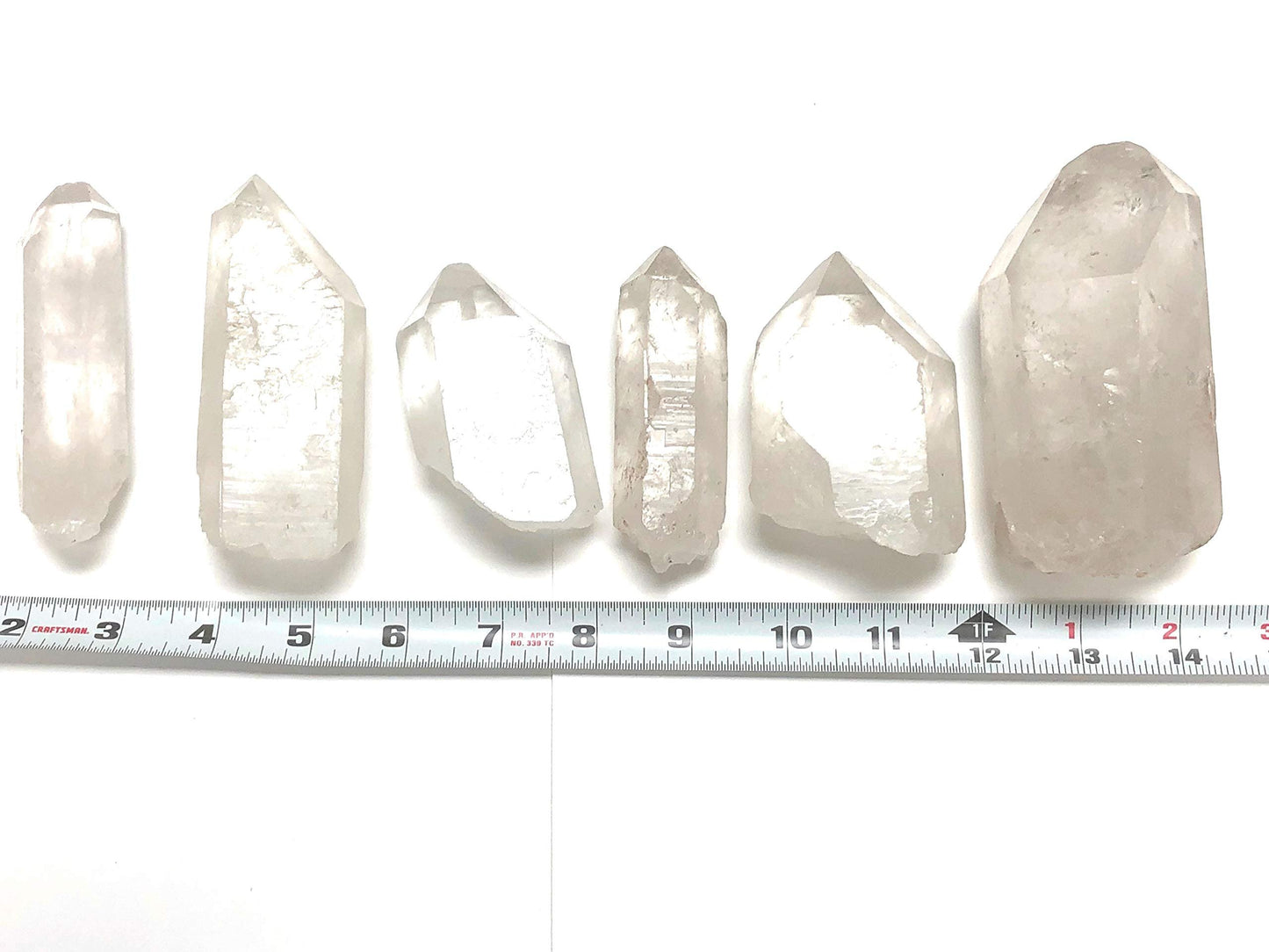 Zentron Crystal Collection: 3 Pounds Natural Clear Quartz Points Crystals - 2.5"+ Pieces
