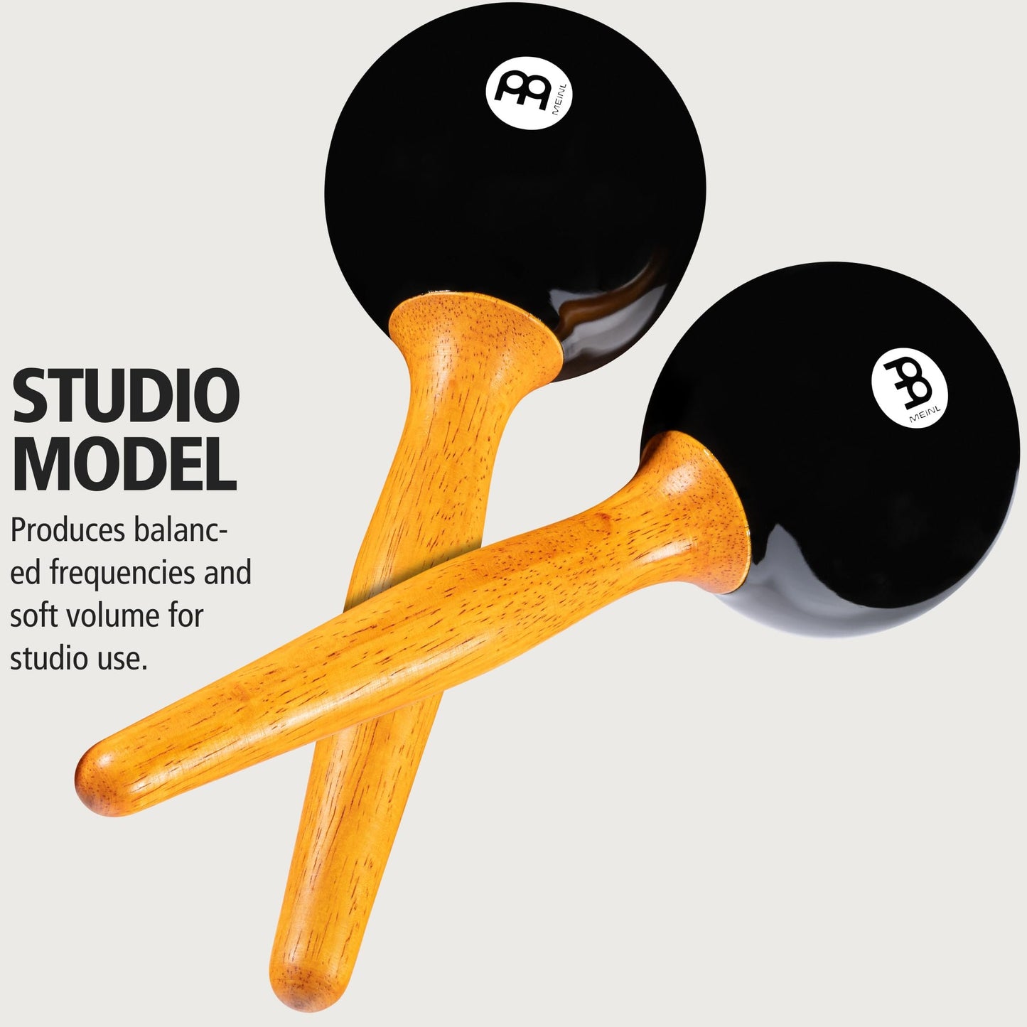 Live Maracas Hand Shaker Rattles with All-weather Synthetic Shells and Handles — NOT MADE IN CHINA — Great for Live Performances, 2-YEAR WARRANTY