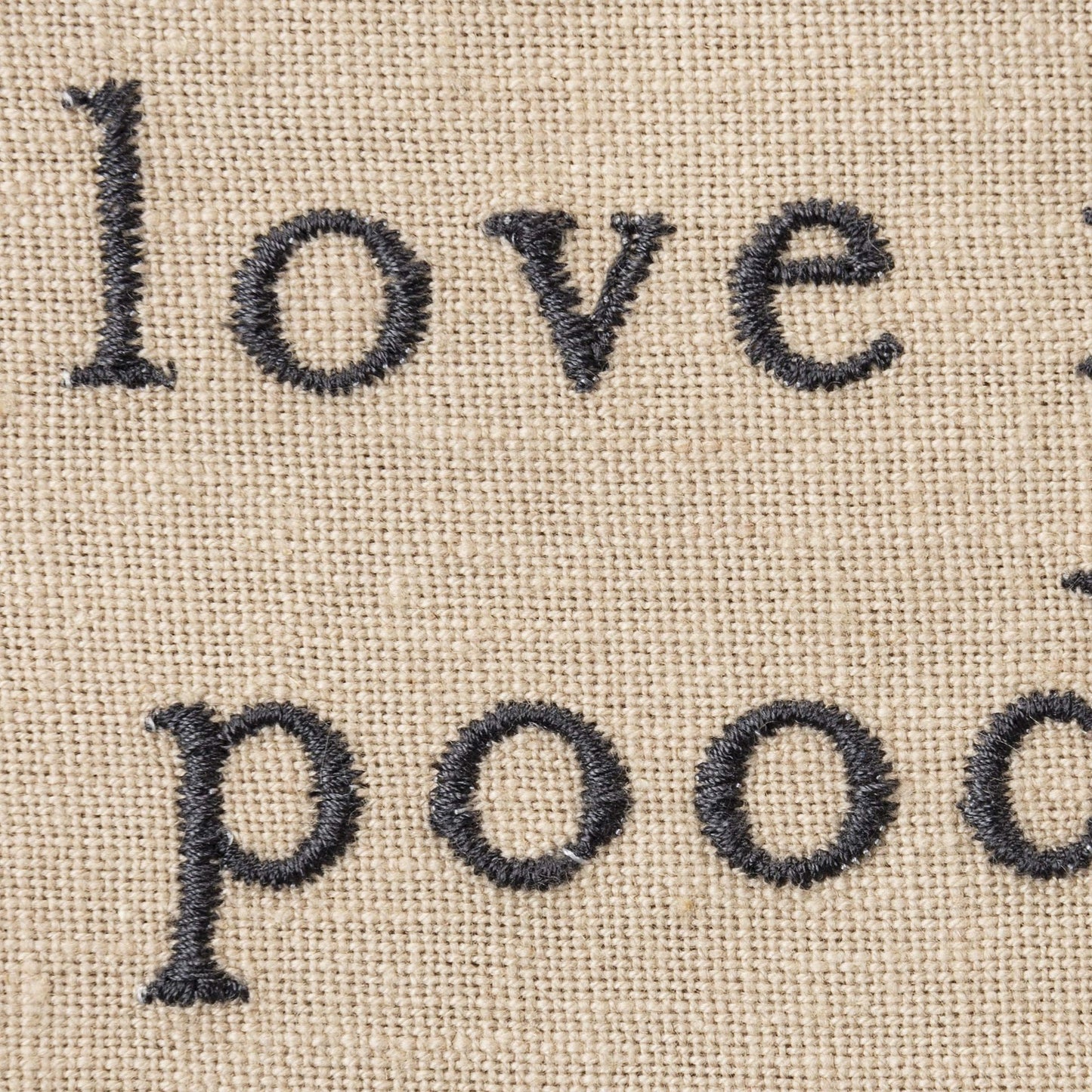 Primitives by Kathy Love My Poodle Dish Towel