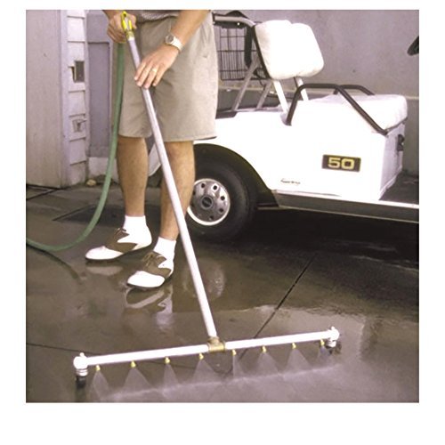 Midwest Rake S550 Professional Series Water Broom with Aluminum Handle and Pistol Grip Hose-Connector (Various Styles)
